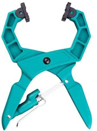 Adjustable angled clamping tool with non-slip design and 150 kg load capacity suitable for detailed creation of a touch release woodworking tool