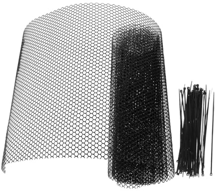 Milisten Banister Safety Guard Net for Balcony and Stair Railings Black Hdpe Mesh Window Protection Versatile Pet Barrier and Safety Netting Wide Long