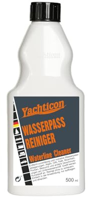 YACHTICON Wasserpass-Reiniger 500 ml – Spezialreiniger für Boote gegen Algen, Kalk, Muscheln, Pocken & Flugrost, gelcoat- und kunststoffschonend, einfache Anwendung ohne Schrubben