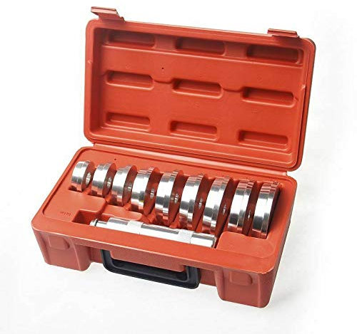 KATSU 10 Pezzi Alluminio Set di Attrezzi Anelli di Tenuta per Cuscinetto Ruota per Montaggio Cuscinetti, Universal Kit per Cuscinetti Ruota Automobilistici 450757A