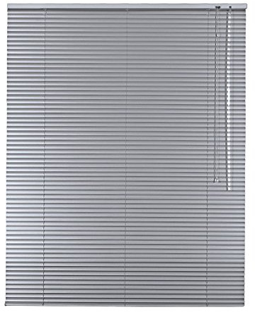 Original Easy-Shadow Aluminium Jalousie Jalousette Breite 90 x 180 cm Höhe in Farbe silber - Bedienseite rechts - Fensterjalousie Jalousien Alu-Jalousien Alu-Jalousetten Fenster Rollo Lamellenbreite 25 mm Lamellen / Maßanfertigung
