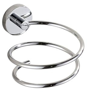 SWETON Haartrocknerhalter/Fönhalter robustem 304 Edelstahl Chrom, Badzubehör zur Wandmontage