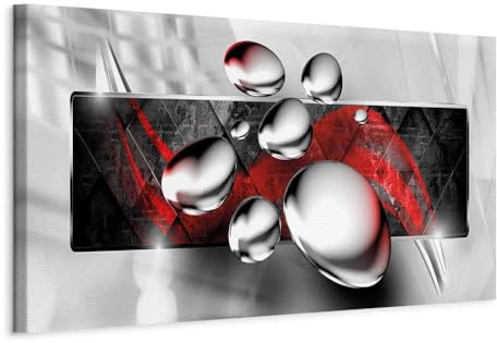 murando - Leinwandbild Abstrakt geometrische, 120x40 cm, 1-teilig, modern | Hochwertige Leinwand, sofort aufhängbar, ideal fürs Wohn- oder Schlafzimmer, wasserfest und lichtecht, langlebig, stilvoll