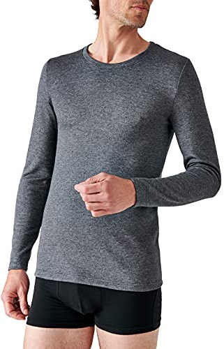 Damart T-shirt för män Manches Longues termounderkläder toppar, Grå (Gris 38767-11010-), M