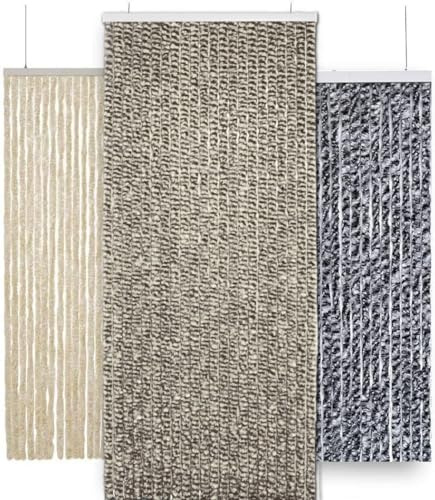 MadeInNature Rollo schwarz schwarz, Fenster, Tür, Fenster, Erker, Schrank Schließ, Höhe 180 cm, Breite, Installation ohne Bohren,