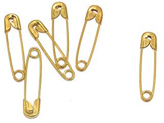 dalipo - Sicherheitsnadeln, 19mm - 50 Stück, Gold
