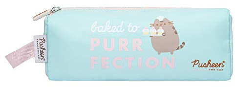 Grupo Erik Mäppchen Pusheen Rose Federmappe - Stift Etui Schule - Federmäppchen Mädchen Schlampermäppchen Jungen