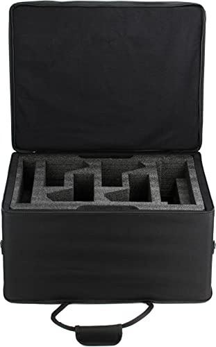 Gator Cases Leichter Koffer für Rodecaster und vier Mikrofone, schwarz (GL-RODECASTER4)