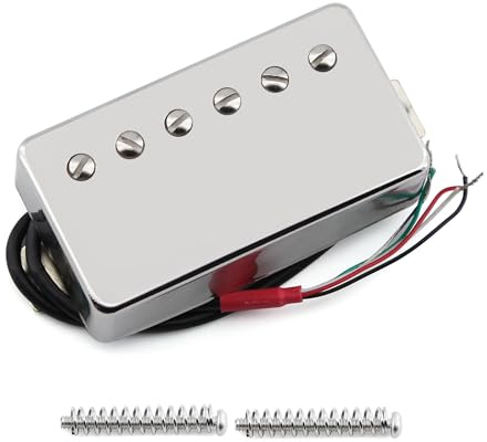 FLEOR Alnico Humbucker-Tonabnehmer für Gitarre, 4-adrig, 7-8K Hals-Tonabnehmer, passend für Gibson Les Paul Gitarrenteil