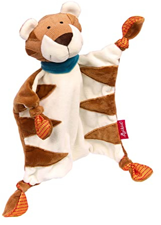 sigikid 42953 Kuschel-Schnuffeltuch Tiger braun-weiß