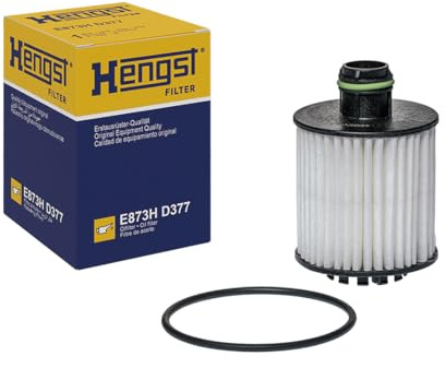 HENGST - Ölfilter E873H D377 - Öl-Filtereinsatz für KFZ | Hochwertiger Motorölfilter für KFZ mit Otto- oder Dieselmotor - Robuster Ölfilter mit hoher Schmutzaufnahmefähigkeit