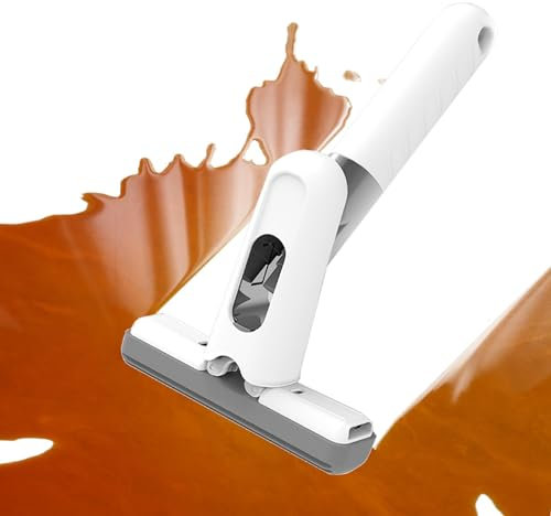 Qutalmi trapeador en Aerosol, trapeador portátil - Fregona de Esponja autoexprimible con función de pulverización - Mango ergonómico, Uso en seco y húmedo, de Limpieza eficiente para