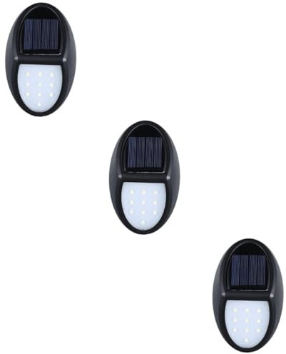HOMSFOU 3 Stücke 10 Solar-powered Lichter Für Hof Treppen Zäune Ip65 Deck Lichter 10 Stairway Beleuchtung