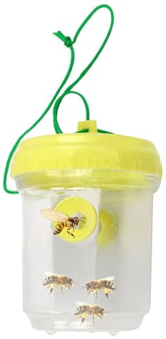 Bienenfänger, Bienenfallen für außen | Haushaltsfliegenfänger | Gelbe Jacke Catching -Gerät, Animal Control Gadget, sichere Lösung für Obstgarten, Farm