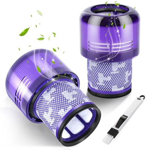 Filtro compatible con Dyson V11, Filtro HEPA Aspiradora Lavable y Reutilizable, Filtro de Repuesto para Dyson V15 V11 SV14 SV17 SV22 Detect Animal Absolute Motorhead, Accesorio Aspiradora, Morado