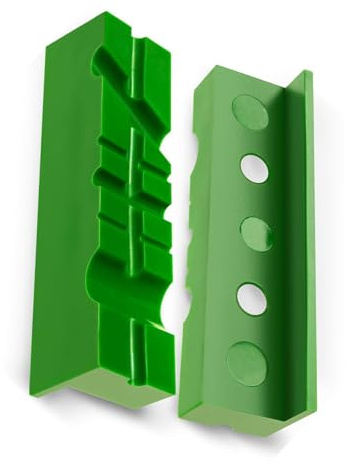 Lot de 2 coussins de protection pour mâchoires d'étau - Convient pour la protection des surfaces et la prévention des rayures - Différents matériaux