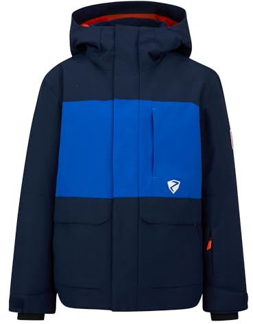 Ziener Kinder ALIM-Z Ski-Jacke/Winterjacke | warm, atmungsaktiv, wasserdicht, dark navy, 176