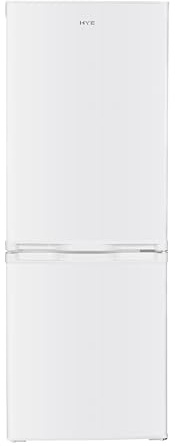 HYE Fridge Freezer - Medium Size Freestanding Fridge Freezer, 152.5cm Height, 55cm Width, 207 Litre Capacity, Suitable For Apartments & Families - RF01FF207W01