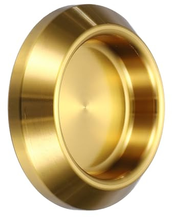 sourcing map Maniglie rotonde per porte scorrevoli in vetro, in acciaio inossidabile 304, maniglia da bagno con adesivi per doccia, balcone, ufficio, porte scorrevoli, armadi, colore: oro