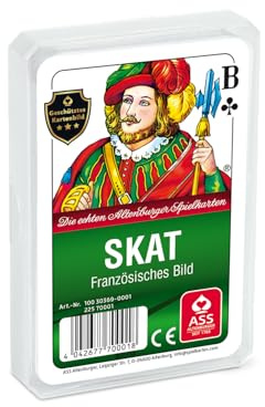 Ass Altenburger 22570001 - Skat - Französisches Bild, Plastiketui