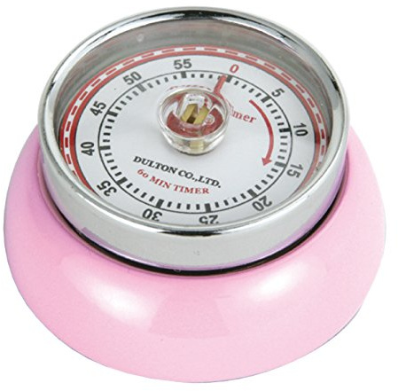 Zassenhaus Küchentimer SPEED , Pink , Ø 7 cm x 3 cm , Analoge Zeitanzeige mit Alarm-Funktion , Die Countdown-Uhr unterstützt bei der Zeitplanung beim Kochen oder Backen