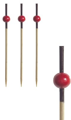 PAPSTAR 1.500 Fingerfood - Spieße 7cm Red Pearl