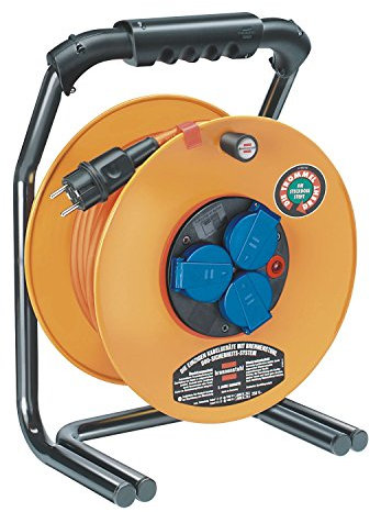 BRENNENSTUHL Kabeltrommel Brobusta K35 3G1.5 Länge 50 m IP44, 1317608