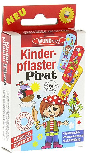 2´er Pack Wundmed Kinderpflaster Pirat 10 Stück (2*10 Stk.)