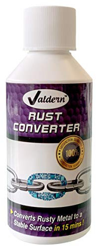 Valdern Rust Converter 250ml - Rusty Metal Treatment - Removes Rust - Suitable for Cars, BBQ, Metal Railings, Boat Keels, Garden Furniture