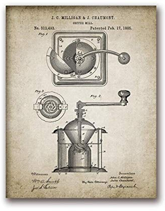Ling88 Wall Art,Wall Decor,Canvas Painting Home Modern Picture Print Coffee Making Retro Poster Percolator Nordic Style Wall Art Kitchen Restaurant Decor-30X40Cm