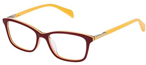 TOUS S0350809 Barnens receptbelagda glasögonramar Röd, 49 mm Unisex, Röd, 49 mm