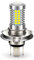 Ruiandsion H4 LED Motorbike Headlight Bulb AC 6V Super Bright 2835 54SMD Chipsets LED Bulb with Projector Lens for Motorcycle Headlamp, Non-polarity
