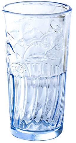 TOMYEUS Wassergläser Hohe Glas, Trinkglas, Nicht-Bleikristall hoche Gläser for Wasser, Saft, Bier und Cocktails (2 Stück) Trinkgläser
