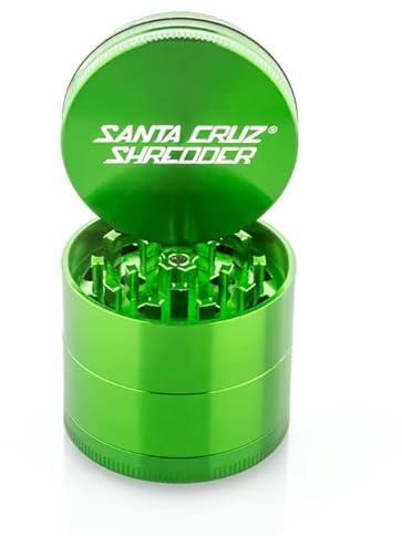 Santa Cruz Shredder 4 Piece Medium Herbal Grinder (Green)