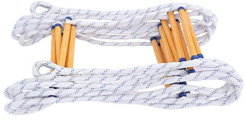 AiQima Rope Ladder,Emergency Escape Fire Ladder, Emergency Extension Ladder, Fast to Deploy/a/10M/32.8Ft
