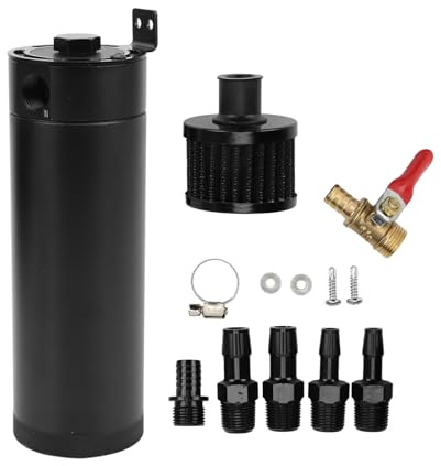 Decanter Vapori Olio, Serbatoio Universale a 2 Porte Per Motore, Mantiene Il Motore Pulito, Tanica di Raccolta Olio con Filtro di Sfiato Automatico, Separatore Per La Maggior Parte delle