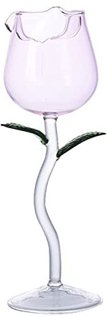 Champagnergläser Rose Blume Kelch Klassische Weinsaft Kelch Party Bar Hochzeit Kelch Champagner Flöte/S Größe/100Ml