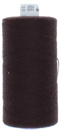 1000 Meter Nähgarn Stärke 30 50 80 120 (854 - braun, Stärke 50 - Jeans & Leder)