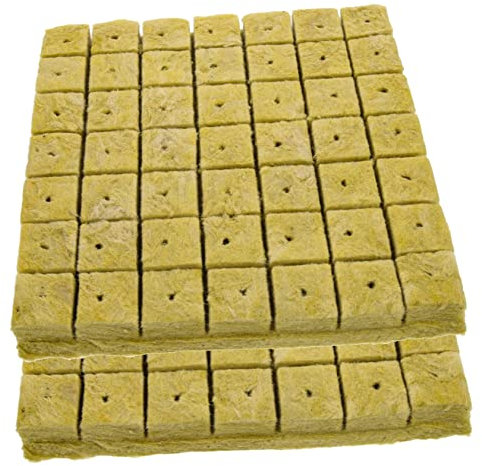 OFFSCH 98pièces Cubes De Culture Hydroponique sans Sol pour Jardiniers Bloc Nutritif Pratique à Absorption Élevée pour Démarrage Semis Et Propagation Plantes