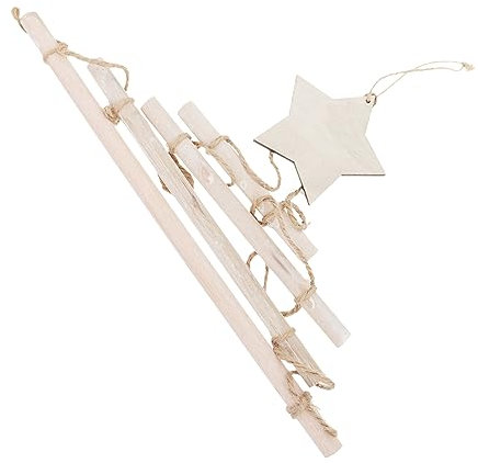 IMIKEYA 3st DIY Holz Anhänger Weihnachtsdeko Heimdekoration Weihnachtsparty-anhänger Weihnachtlicher Dekorativer Weihnachts Zum Aufhängen Zuhause Hölzern
