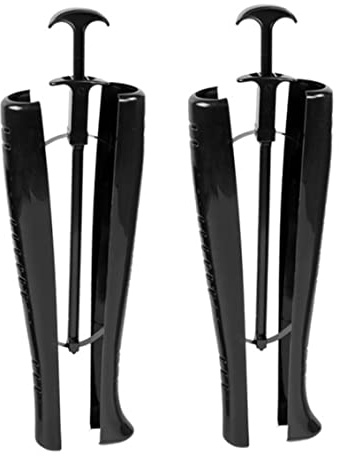 Wedhapy Ensanchador De Botas Ensanchador De Pantorrillas Moldeador De Botas Hormas De Plástico para Zapatos Soporte para Botas Altas hasta La Rodilla Herramienta para Moldear Botas Negro con Asa