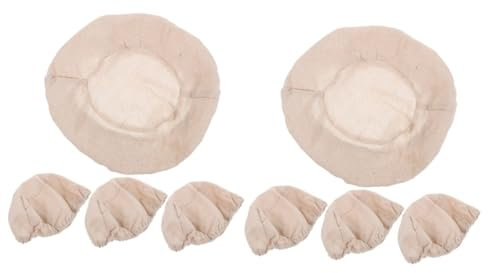 Ciieeo 2 Juegos Cubierta De Tela para Cesta De Pan Cesta Cocina Cesta Fermentacion Pan Cesta De Utensilio De Cocina Herramienta De Cesta para Hornear Sabana De Algodon 4 Uds * 2