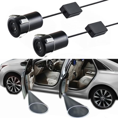 NewL 2PCS Custom Logo Led Car Door Welcome Logo Light LED Projector Lamp | Support custom any logo, Bright clear ghost shadow projection, universal car fit, upgrade interior decorative atmosphere
