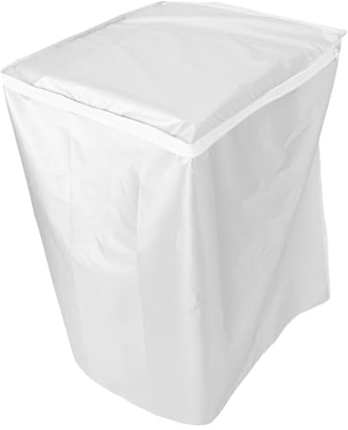 NUOBESTY Waschmaschinenabdeckung aus Polyester und Sonnenschutz Universelle Silber Einfache Montage für Waschmaschine