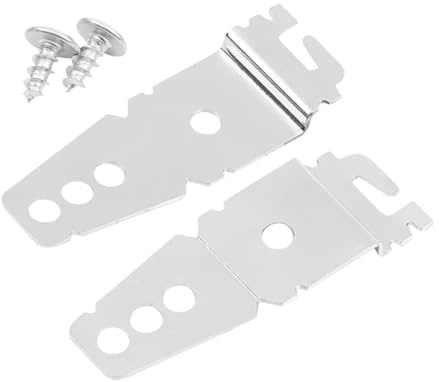 SHINEOFI Kit de Fixation Empêche le Basculement Déplacement pour Lave-vaisselle, 2 Pièces, Fer Argenté, Installation Rapide pour Comptoir en Granit