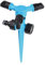 Aspersor de césped con 3 brazos con estaca, aspersor de jardín, giratorio 360°, aspersor de superficie, sistema de riego automático, aspersor de agua ajustable para jardín, césped, plantas