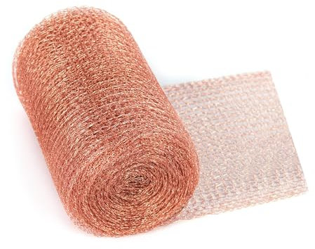 GIDWRIY Malla de Cobre 12.7 CM X 6 M,Red de Cobre Anticaracoles,Cinta de Cobre contra Caracoles,Valla de Cobre Anti Babosas,Repelente Babosa Malla Cobre Flexible,Protección de Plantas de Jardín