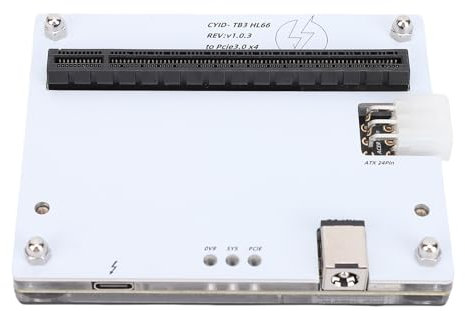 Annadue Dock GPU de Tarjeta Gráfica USB4.0 con la Ranura PCIe 16x para la Computadora Portátil USB4.0 Estación de Acoplamiento de Tarjetas Gráficas Externos para Escritorio GPU Boost