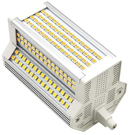 Lámpara LED R7S de 50W, 118 mm, regulable, J118, equivalente a bombilla RX7S, tubo solar halógeno de 500W (blanco cálido)