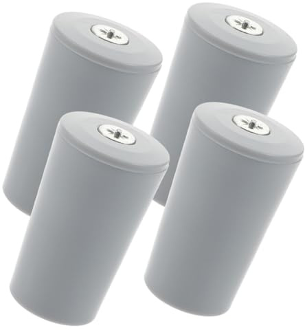 AUTSUPPL 4 Pezzi Tappi Paracolpi per Tapparelle Grigio Componenti Ricambio per Fermata Avvolgibili Accessori Riparazione Oscuranti per Sostituzione e Sicura